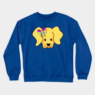 Pansexual Pride Puppy - Blue Crewneck Sweatshirt